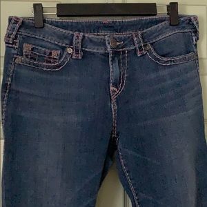 True Religion Becca Mid Rise Boot Cut Flare Jeans